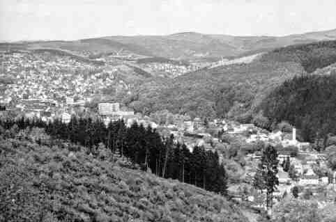 Betzdorf von Alsdorf aus gesehen